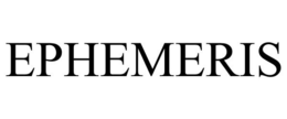 EPHEMERIS trademark