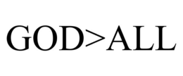 GOD>ALL trademark