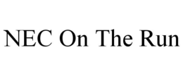 NEC ON THE RUN trademark