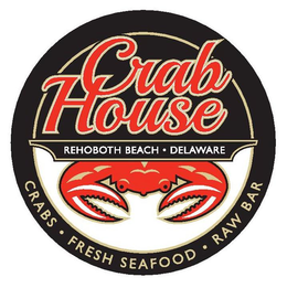 CRAB HOUSE REHOBOTH BEACH · DELAWARE CRABS · FRESH SEAFOOD · RAW BAR trademark