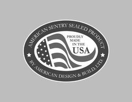 AMERICAN SENTRY SEALED PRODUCT BY AMERICAN DESIGN & BUILD, LTD. PROUDLY MADE IN THE USA trademark
