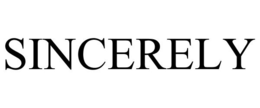 SINCERELY trademark