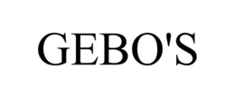 GEBO'S trademark