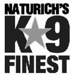 NATURICH'S K 9 FINEST trademark