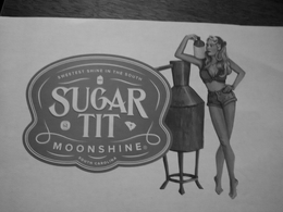 SWEETEST SHINE IN THE SOUTH SUGAR TIT MOONSHINE  SOUTH CAROLINA ST trademark