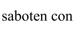 SABOTEN CON trademark
