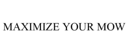MAXIMIZE YOUR MOW trademark