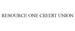 RESOURCE ONE CREDIT UNION trademark
