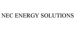 NEC ENERGY SOLUTIONS trademark