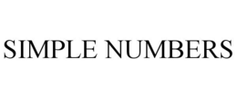 SIMPLE NUMBERS trademark