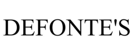 DEFONTE'S trademark