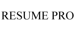 RESUME PRO trademark