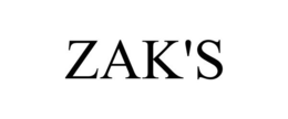 ZAK'S trademark