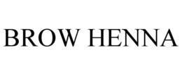 BROW HENNA trademark