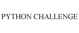 PYTHON CHALLENGE trademark