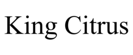KING CITRUS trademark