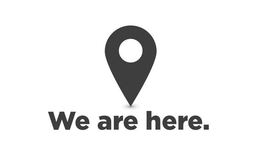 WE ARE HERE. trademark