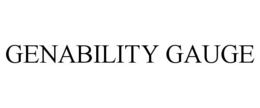 GENABILITY GAUGE trademark
