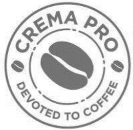 CREMA PRO DEVOTED TO COFFEE trademark
