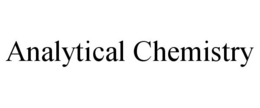 ANALYTICAL CHEMISTRY trademark