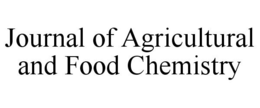 JOURNAL OF AGRICULTURAL AND FOOD CHEMISTRY trademark