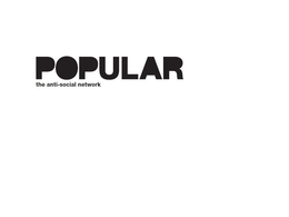 POPULAR THE ANTI-SOCIAL NETWORK trademark
