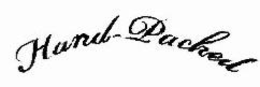 HAND-PACKED trademark