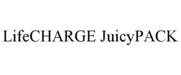 LIFECHARGE JUICYPACK trademark
