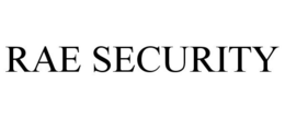 RAE SECURITY trademark