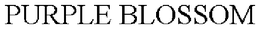 PURPLE BLOSSOM trademark