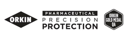 ORKIN PHARMACEUTICAL PRECISION PROTECTION ORKIN GOLD MEDAL QA trademark