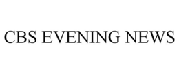 CBS EVENING NEWS trademark