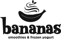 BANANAS SMOOTHIES & FROZEN YOGURT trademark