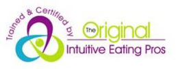 TRAINED & CERTIFIED BY THE ORIGINAL INTUITIVE EATING PROS trademark
