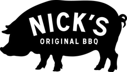 NICK'S ORIGINAL BBQ trademark