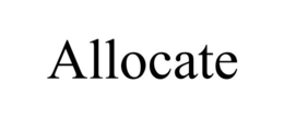 ALLOCATE trademark
