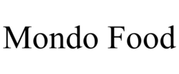 MONDO FOOD trademark