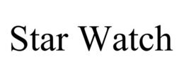 STAR WATCH trademark