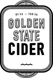 BY CA FOR CA GOLDEN STATE CIDER trademark
