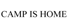 CAMP IS HOME trademark