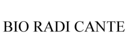 BIO RADI CANTE trademark