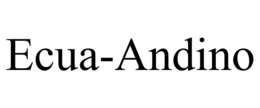 ECUA-ANDINO trademark
