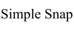 SIMPLE SNAP trademark