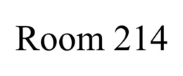 ROOM 214 trademark