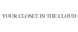 YOUR CLOSET IN THE CLOUD trademark