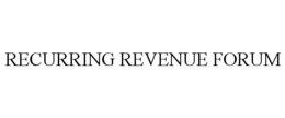 RECURRING REVENUE FORUM trademark