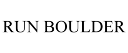 RUN BOULDER trademark
