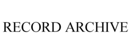 RECORD ARCHIVE trademark