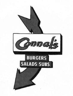 CONNAL'S BURGERS SALADS SUBS trademark