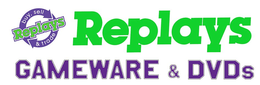 REPLAYS BUY, SELL & TRADE REPLAYS GAMEWARE & DVDS trademark